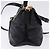 Borsa a mano Miu Miu in pelle 2way Nero Tono Oro Auth ka6192A - vista 4