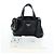 Borsa a mano PRADA in pelle 2way Nero Tono Oro Auth 167607SM - vista 12