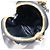 Borsa a mano PRADA in pelle 2way Nero Tono Oro Auth 167607SM - vista 25