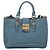 Borsa a mano Miu Miu in pelle 2way blu tono oro Auth 167628V - vista 13