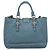 Borsa a mano Miu Miu in pelle 2way blu tono oro Auth 167628V - vista 2