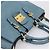 Borsa a mano Miu Miu in pelle 2way blu tono oro Auth 167628V - vista 6
