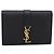 Autre Marque SAINT LAURENT Cassandra Kartenetui Leder Schwarz Gold Auth 204792M Golden - Ansicht 13