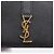 Autre Marque SAINT LAURENT Cassandra Kartenetui Leder Schwarz Gold Auth 204792M Golden - Ansicht 17