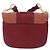 Chloé Borsa a tracolla Chloe SeeByChloe Suede Red Gold Tone Auth 203350A Rosso - vista 2