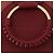 Chloé Borsa a tracolla Chloe SeeByChloe Suede Red Gold Tone Auth 203350A Rosso - vista 20