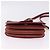 Chloé Borsa a tracolla Chloe SeeByChloe Suede Red Gold Tone Auth 203350A Rosso - vista 6
