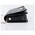Bolsa de ombro com corrente VALENTINO em couro preto e dourado Auth 204165V - vista 4