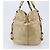 Borsa a mano Miu Miu in pelle beige tono oro Auth 167591A - vista 3