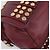 Saffiano Borsa a Tracolla PRADA Pelle Safiano Bordeaux Gold Auth 202965V D'oro Bordò - vista 15
