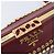 Saffiano Borsa a Tracolla PRADA Pelle Safiano Bordeaux Gold Auth 202965V D'oro Bordò - vista 19