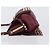 Saffiano Borsa a Tracolla PRADA Pelle Safiano Bordeaux Gold Auth 202965V D'oro Bordò - vista 4