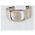 Salvatore Ferragamo Bangle Metal 2 Set Silver Black Auth SW2865 Nero Argento - vista 7