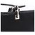 Borsa Tote Salvatore Ferragamo Gancini Canvas Black Silver Auth 204386 Nero Argento - vista 10