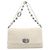 Borsa a tracolla Miu Miu Matelassé con catena in pelle 2way White Silver Auth 202695A Argento Bianco - vista 13
