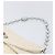 Borsa a tracolla Miu Miu Matelassé con catena in pelle 2way White Silver Auth 202695A Argento Bianco - vista 14