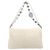 Borsa a tracolla Miu Miu Matelassé con catena in pelle 2way White Silver Auth 202695A Argento Bianco - vista 2