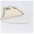 Borsa a tracolla Miu Miu Matelassé con catena in pelle 2way White Silver Auth 202695A Argento Bianco - vista 9