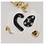 LOUIS VUITTON Bijoux Sackcat Trunk Key Holder metal White M00825 LV Auth 204789M Bianco - vista 4