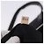 Borsa a Mano Miu Miu Vitellolux Black Silver Auth 204305A Nero Argento - vista 12