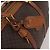 Céline Bolsa Boston CELINE Macadam PVC Couro Marrom Tom Dourado Auth 201406 - vista 11