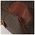 Céline Bolsa Boston CELINE Macadam PVC Couro Marrom Tom Dourado Auth 201406 - vista 15