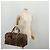 Céline Bolsa Boston CELINE Macadam PVC Couro Marrom Tom Dourado Auth 201406 - vista 24
