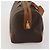 Céline Bolsa Boston CELINE Macadam PVC Couro Marrom Tom Dourado Auth 201406 - vista 4