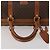 Céline Bolsa Boston CELINE Macadam PVC Couro Marrom Tom Dourado Auth 201406 - vista 7