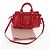 Miu Miu Handtasche aus Leder 2way rot silber authentisch 167604SM - Ansicht 12