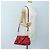 Miu Miu Handtasche aus Leder 2way rot silber authentisch 167604SM - Ansicht 27