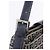 Borsa a tracolla FENDI Zucchino Canvas Mamma Baguette Navy Silver Auth 198254V Argento Blu navy - vista 10