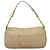 Bolso de mano Christian Dior Maris Pearl Nylon Beige Silver Auth 201541 Plata - vista 2