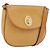 Borsa a tracolla Christian Dior in pelle beige e oro Auth 205085 D'oro
