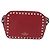 Borsa a tracolla VALENTINO Rock Studs in pelle rossa e oro Auth 205816 Rosso - vista 13