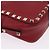 Borsa a tracolla VALENTINO Rock Studs in pelle rossa e oro Auth 205816 Rosso - vista 17