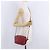 Borsa a tracolla VALENTINO Rock Studs in pelle rossa e oro Auth 205816 Rosso - vista 27