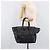 Céline Borsa a mano CELINE Luggage Mini Shopper in pelle Navy Gold Auth am12658A D'oro Blu navy - vista 25