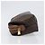 Céline Borsa a pochette CELINE Macadam PVC Pelle Marrone Tono Oro Auth 200374 - vista 4