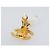 CHANEL Ohrringe Metall Goldfarben Weiß CC Auth ar14207 - Ansicht 10