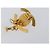 CHANEL Ohrringe Metall Goldfarben Weiß CC Auth ar14207 - Ansicht 6