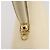 Borsa Salvatore Ferragamo Gancini in pelle bianca e oro Auth 205161 Bianco D'oro - vista 19