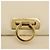 Borsa Salvatore Ferragamo Gancini in pelle bianca e oro Auth 205161 Bianco D'oro - vista 25