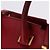 Autre Marque SAINT LAURENT Petit Cabas Hand Bag Leather 2way Red Gold Auth 205115A Golden - view 17