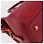 Autre Marque SAINT LAURENT Petit Cabas Hand Bag Leather 2way Red Gold Auth 205115A Golden - view 27