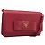 Saffiano Borsa a tracolla portafoglio con catena PRADA in pelle Safiano Rosso Oro Auth 204149V D'oro