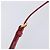 Saffiano Borsa a tracolla portafoglio con catena PRADA in pelle Safiano Rosso Oro Auth 204149V D'oro - vista 8