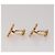 Christian Dior Cuffs Ohrringe Metall 3er Set Goldfarben Auth BA15051 - Ansicht 15