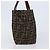 FENDI Zucca Canvas Handtasche Schwarz Braun Auth 204154 - Ansicht 4