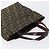 FENDI Zucca Canvas Handtasche Schwarz Braun Auth 204154 - Ansicht 6